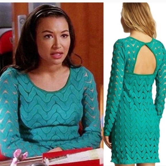 Free People Green Cochet Wild Thing Mini Sheath V Neck Retro - Picture 7 of 17